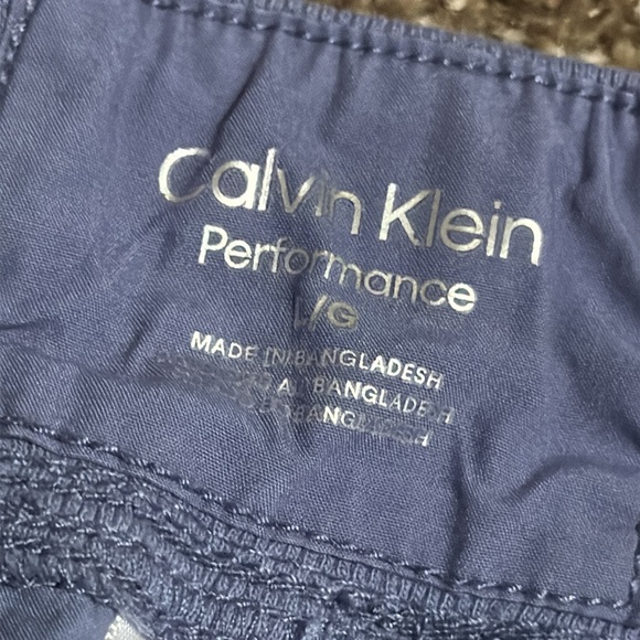 Calvin Klein Performance 100% cotton pull-on adjustable length pants (LG) EUC! - Picture 2 of 10